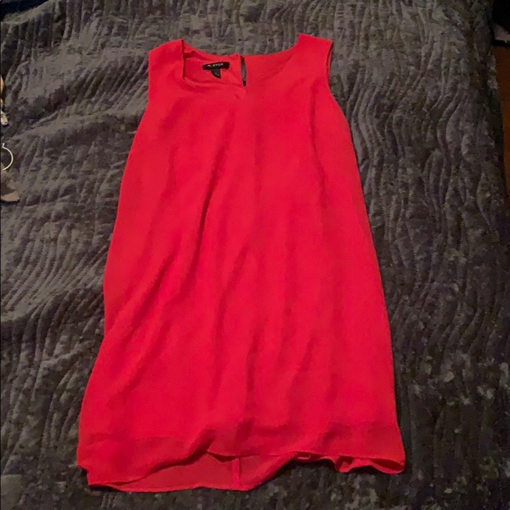 Red Sleeveless Dress